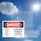 Signmission Nitrogen Storage No Smoking No Open Flame Danger Sign, Plastic, 10in W x 7in L, 2PK OS-2PACK-DS-P-710-L-1459 - alternate 7